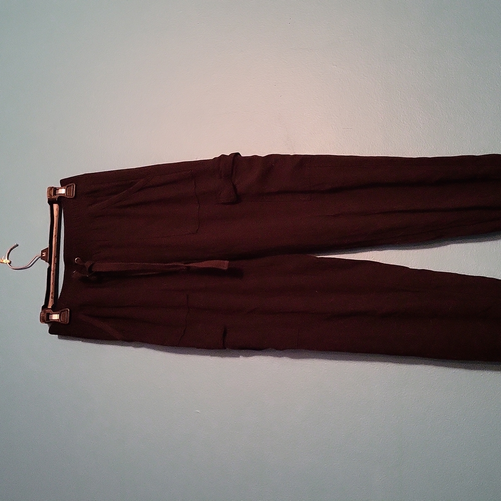 Black Hippie Rose Cargo Joggers